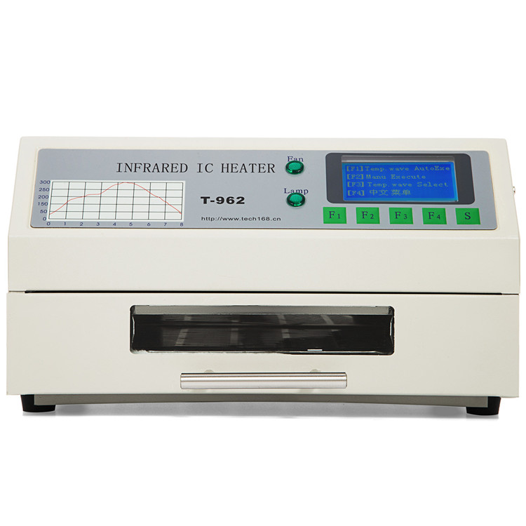 Reflow Oven Pcb T962 - เครื่องรีโฟลว์ T962 220V อินฟราเรด เตาอบรีโฟลว์ ฮีตเตอร์ไอซี