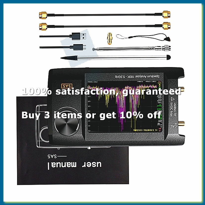 Signal Generator Spectrum Analyzer - ● เครื่องวิเคราะห์สเปกตรัม SA5 รุ่นใหม่ล่าสุด หน้าจอ IPS