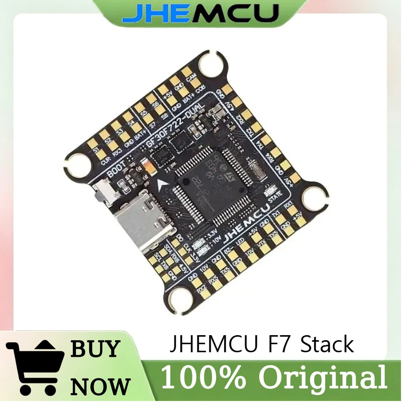 Fpv Flight Controller F7 Stack 60A - JHEMCU F7 F722 ชุดควบคุมการบิน 60A 4in1