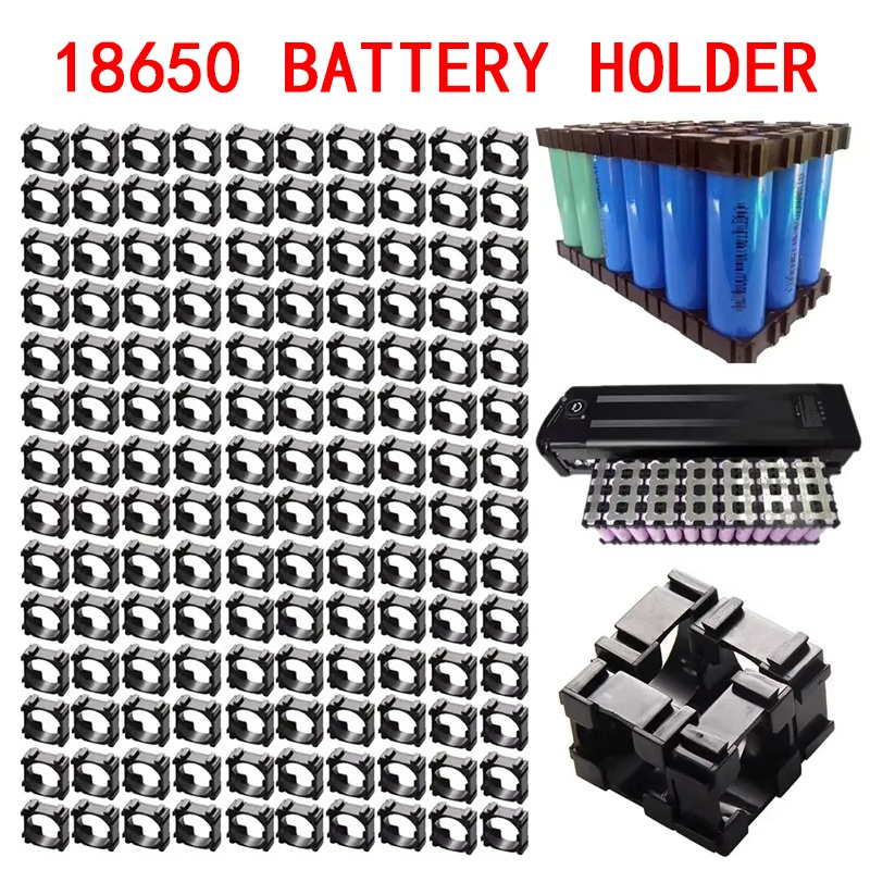 Spot Welder 18650 Battery Pack - ที่ยึดแบตเตอรี่ลิเธียม 18650 จำนวน 100 ชิ้น ฐานรองแบตเตอรี่พลาสติก