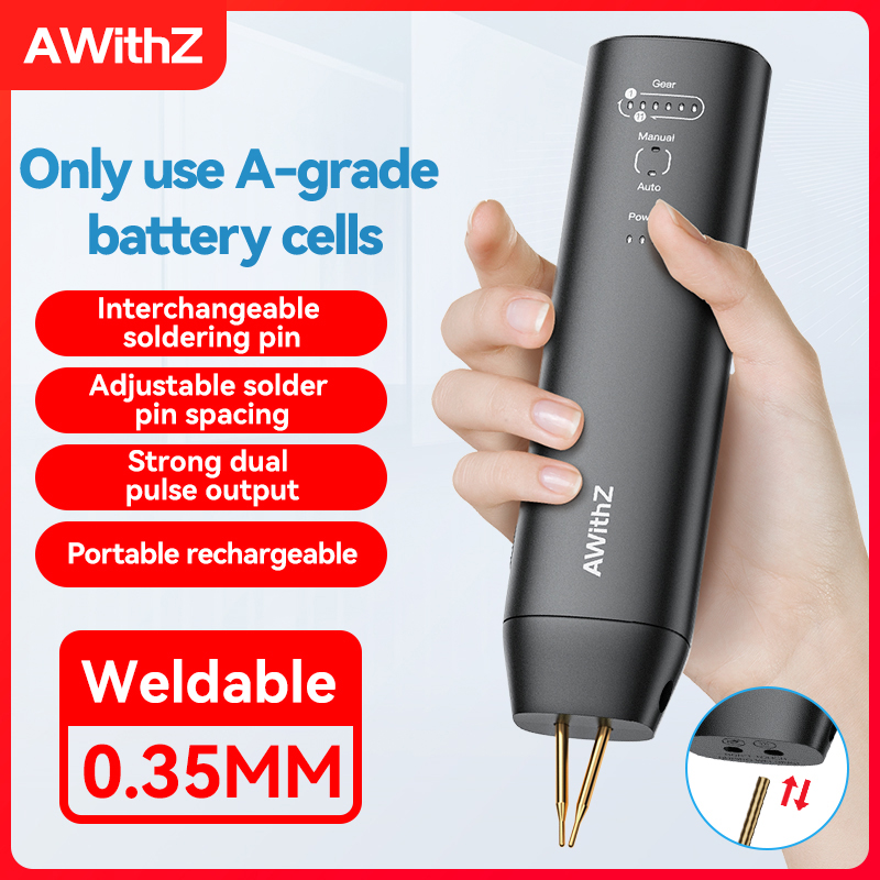 Spot Welder 18650 Battery Pack - Awithz แบบพกพา Battery Spot เครื่องเชื่อม DIY