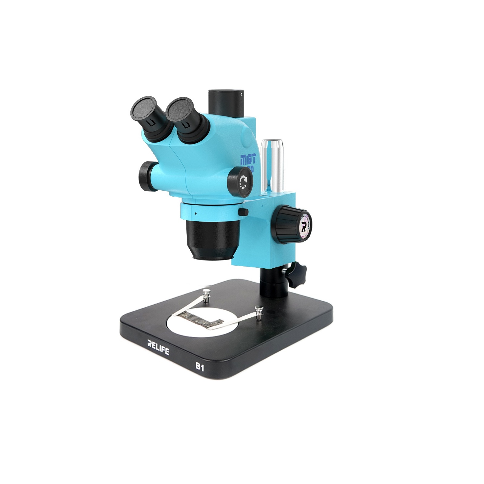 Stereo Trinocular Microscope Pcb - กล้องจุลทรรศน์สเตอริโอแบบสามตา RL-M6T Pro-B1 HD สำหรับซ่อมโทรศัพท์มือถือ ซ่อมเครื่องประดับ
