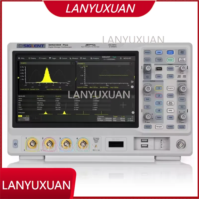 Digital Storage Oscilloscope 100Mhz - ออสซิลโลสโคปแบบดิจิตอลรุ่น SDS2104XPLUS/SDS2204XPLUS/SDS2354XPLUS/SDS2504XPLUS ที่มีแบนด์วิดท์ 350 MHz/ 200