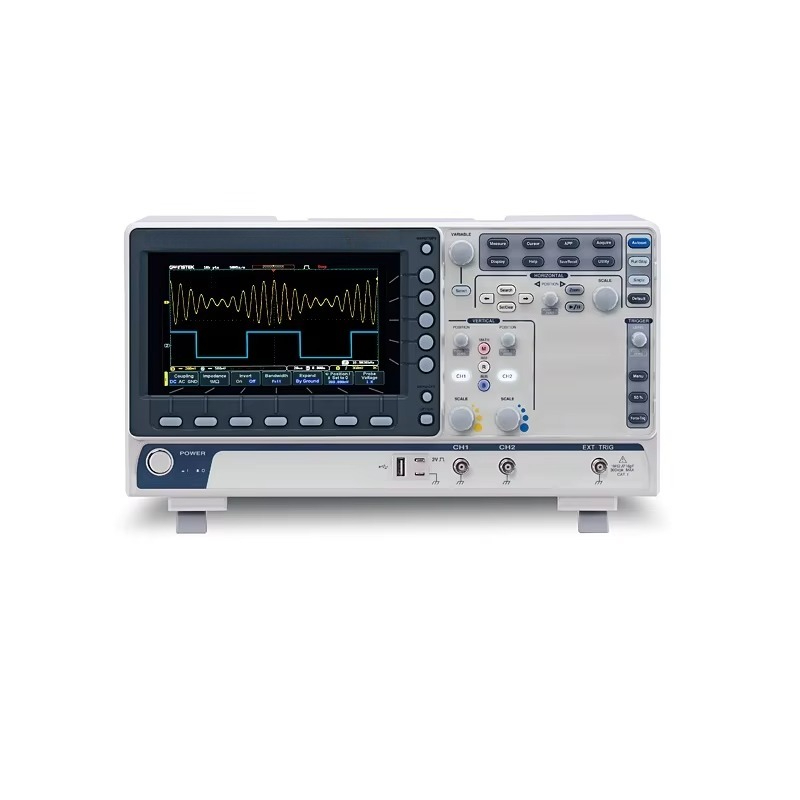 Digital Storage Oscilloscope 100Mhz - GDS-1102B ออสซิลโลสโคปดิจิตอลแบบสองช่องสัญญาณ แบนด์วิดท์ 100MHz อัตราการเก็บข้อมูล 1GSa/s
