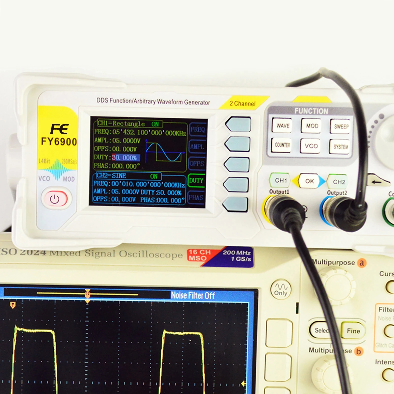 เครื่องกำเนิดสัญญาณรูปคลื่น รุ - Function Arbitrary Waveform Generator บทวิจารณ์และราคา