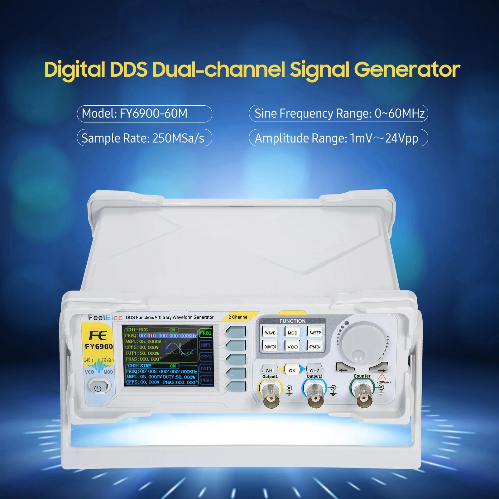 เครื่องกำเนิดสัญญาณรูปคลื่น รุ - Function Arbitrary Waveform Generator บทวิจารณ์และราคา