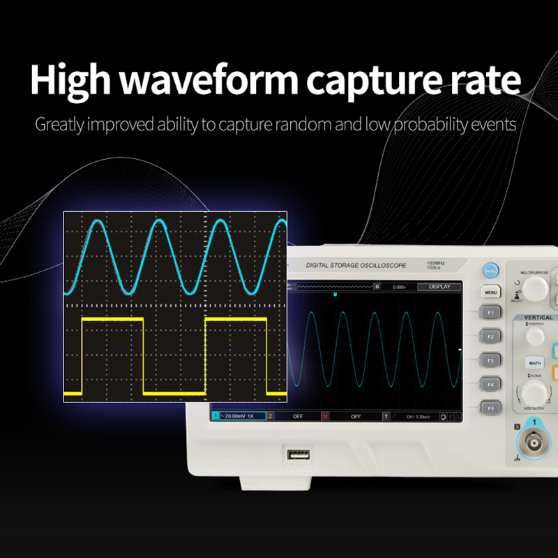 UNI-T UTD2102CEX + Digital Sto - Digital Storage Oscilloscope 100Mhz บทวิจารณ์และราคา
