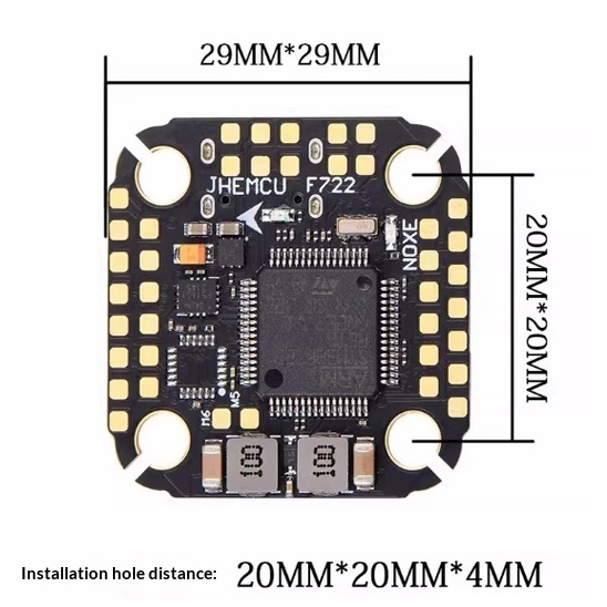 ชุดควบคุมการบิน JHEMCU F722 NO - Fpv Flight Controller F7 Stack 60A บทวิจารณ์และราคา