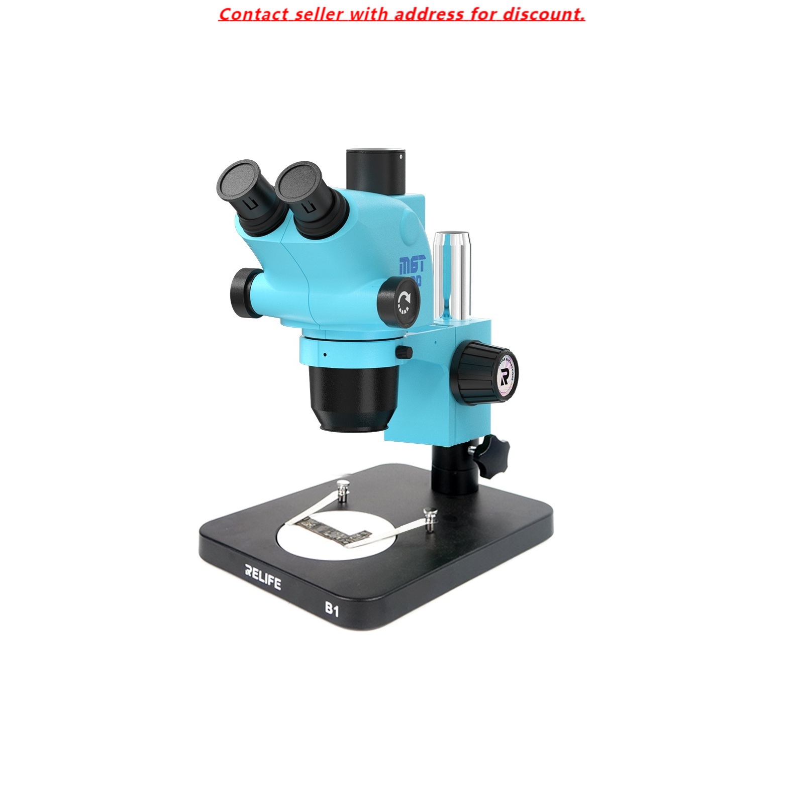 กล้องจุลทรรศน์สเตอริโอแบบสามตา - Stereo Trinocular Microscope Pcb บทวิจารณ์และราคา