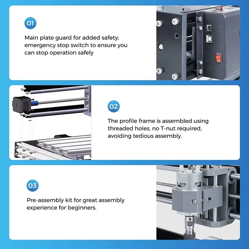 เครื่องเราเตอร์ CNC ขนาดเล็ก 3 - Mini Laser Engraver Cnc Router บทวิจารณ์และราคา
