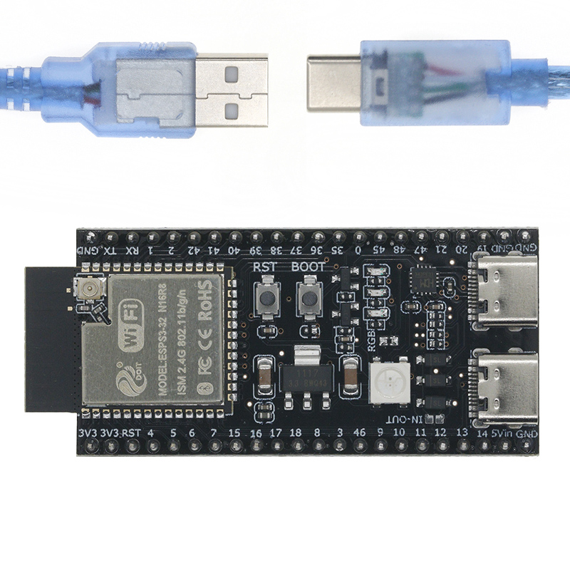 บอร์ดพัฒนา ESP32 S3 พร้อมชุดอะ - Esp32 S3 Development Board Lot บทวิจารณ์และราคา
