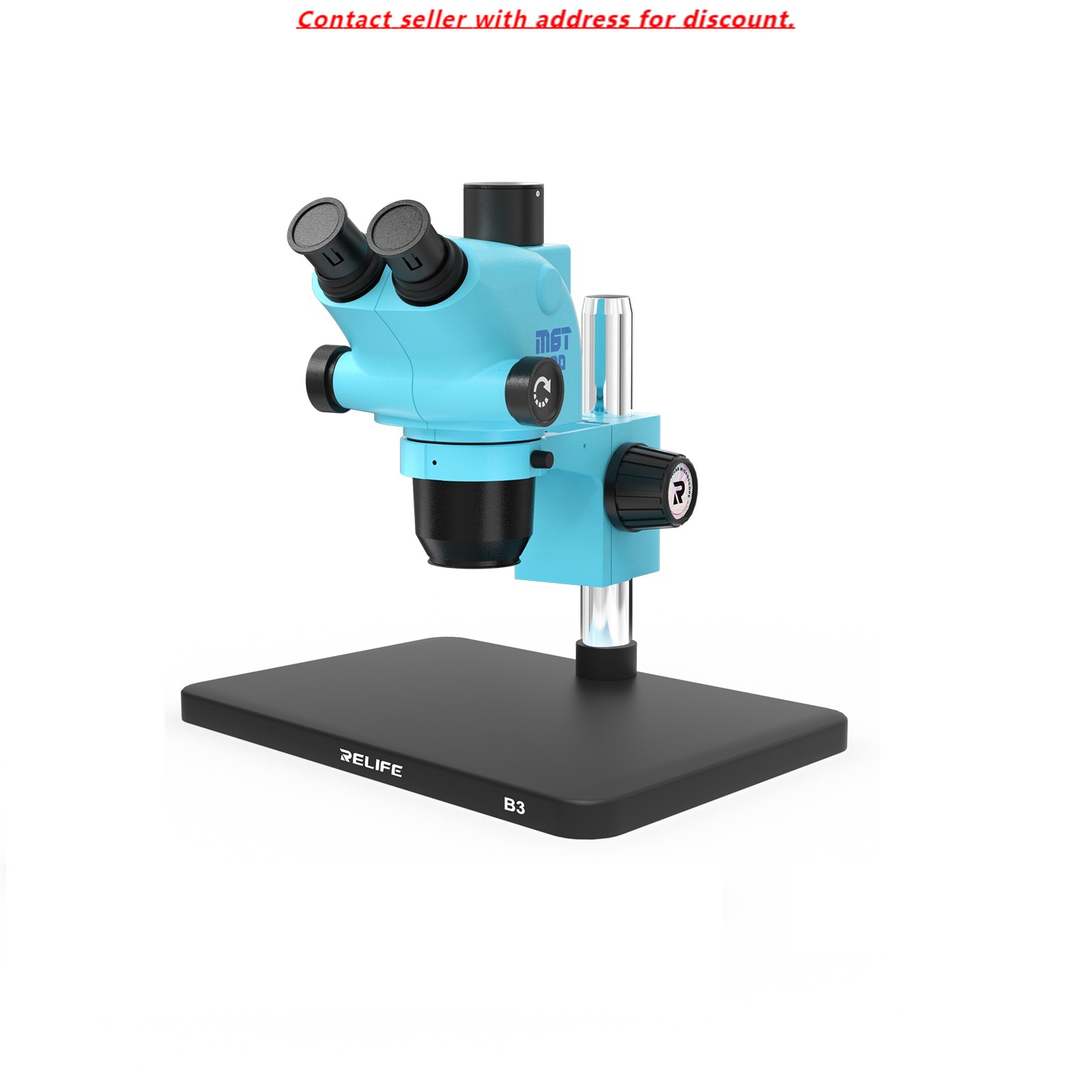 กล้องจุลทรรศน์สเตอริโอแบบสามตา - Stereo Trinocular Microscope Pcb บทวิจารณ์และราคา