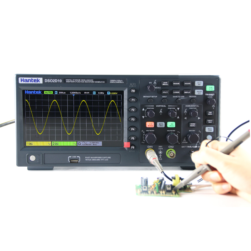 ออสซิลโลสโคปดิจิตอล Hantek DSO - Digital Storage Oscilloscope 100Mhz บทวิจารณ์และราคา