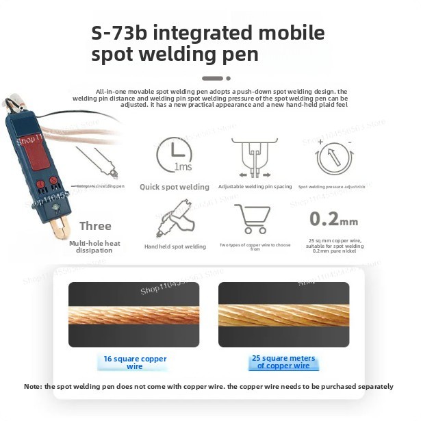 ปากกาเชื่อมจุดแบบรวม 73B พร้อม - Spot Welder 18650 Battery Pack บทวิจารณ์และราคา