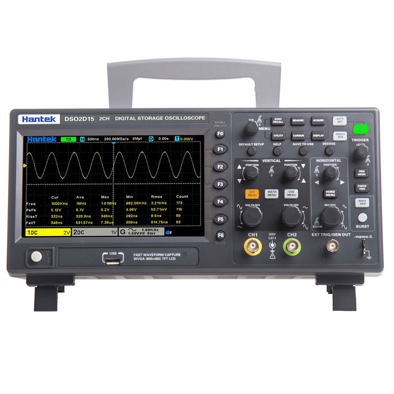 Hantek DSO2C10 ออสซิลโลสโคปแบบ - Digital Storage Oscilloscope 100Mhz บทวิจารณ์และราคา