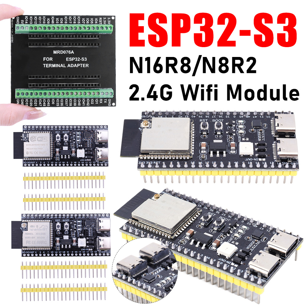 บอร์ดพัฒนา ESP32 S3 พร้อมชุดอะ - Esp32 S3 Development Board Lot บทวิจารณ์และราคา