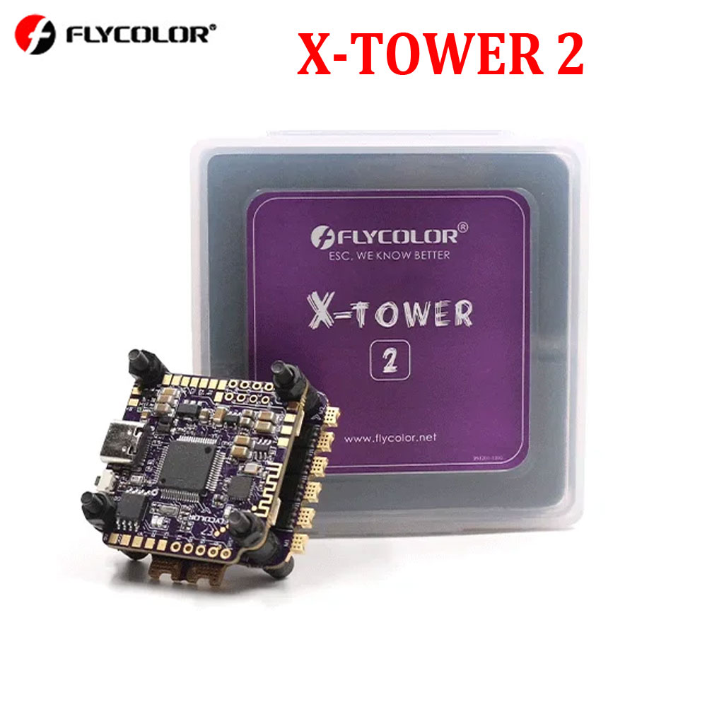 HobbyFIy Flycolor X-TOWER 2 F7 - Fpv Flight Controller F7 Stack 60A บทวิจารณ์และราคา