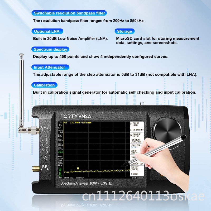 เครื่องวิเคราะห์สเปกตรัมแบบพกพ - Signal Generator Spectrum Analyzer บทวิจารณ์และราคา