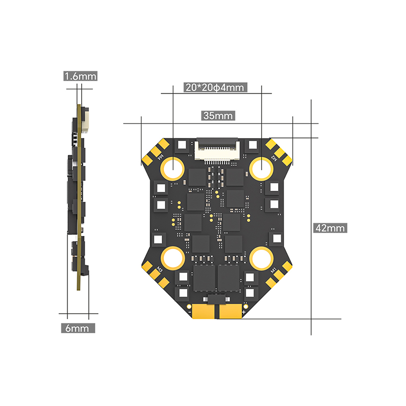 ชุดควบคุมการบิน VoidFly สำหรับ - Fpv Flight Controller F7 Stack 60A บทวิจารณ์และราคา