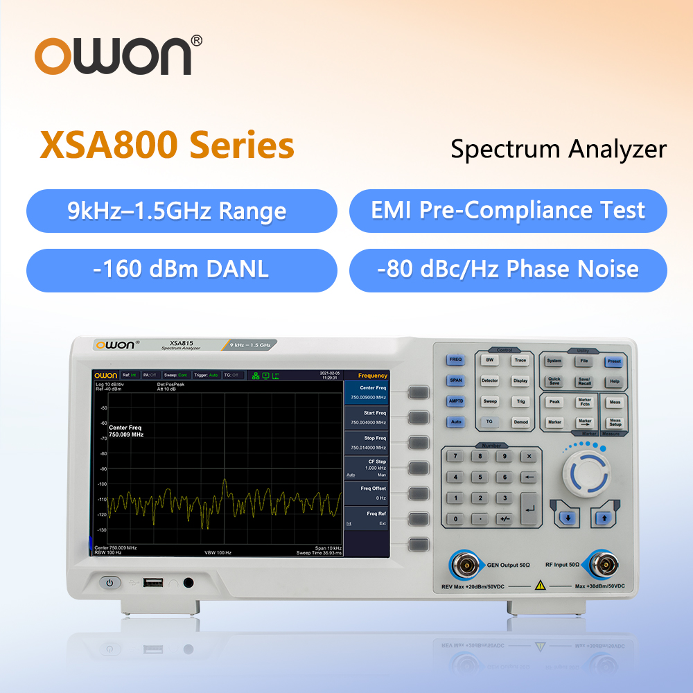 เครื่องวิเคราะห์สเปกตรัม OWON  - Signal Generator Spectrum Analyzer บทวิจารณ์และราคา