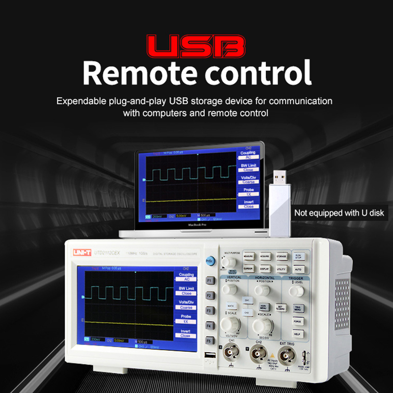 UNI-T Digital Oscilloscope UTD - Digital Storage Oscilloscope 100Mhz บทวิจารณ์และราคา