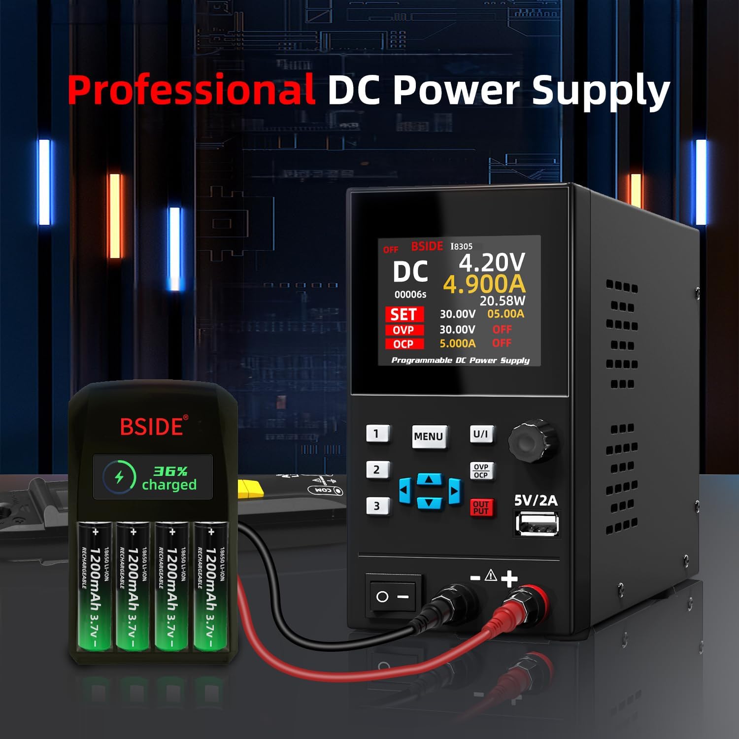 แหล่งจ่ายไฟฟ้ากระแสตรงแบบปรับค - Programmable Dc Power Supply 30V 10A บทวิจารณ์และราคา