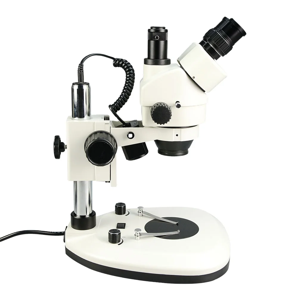 กล้องจุลทรรศน์อุตสาหกรรมแบบสาม - Stereo Trinocular Microscope Pcb บทวิจารณ์และราคา