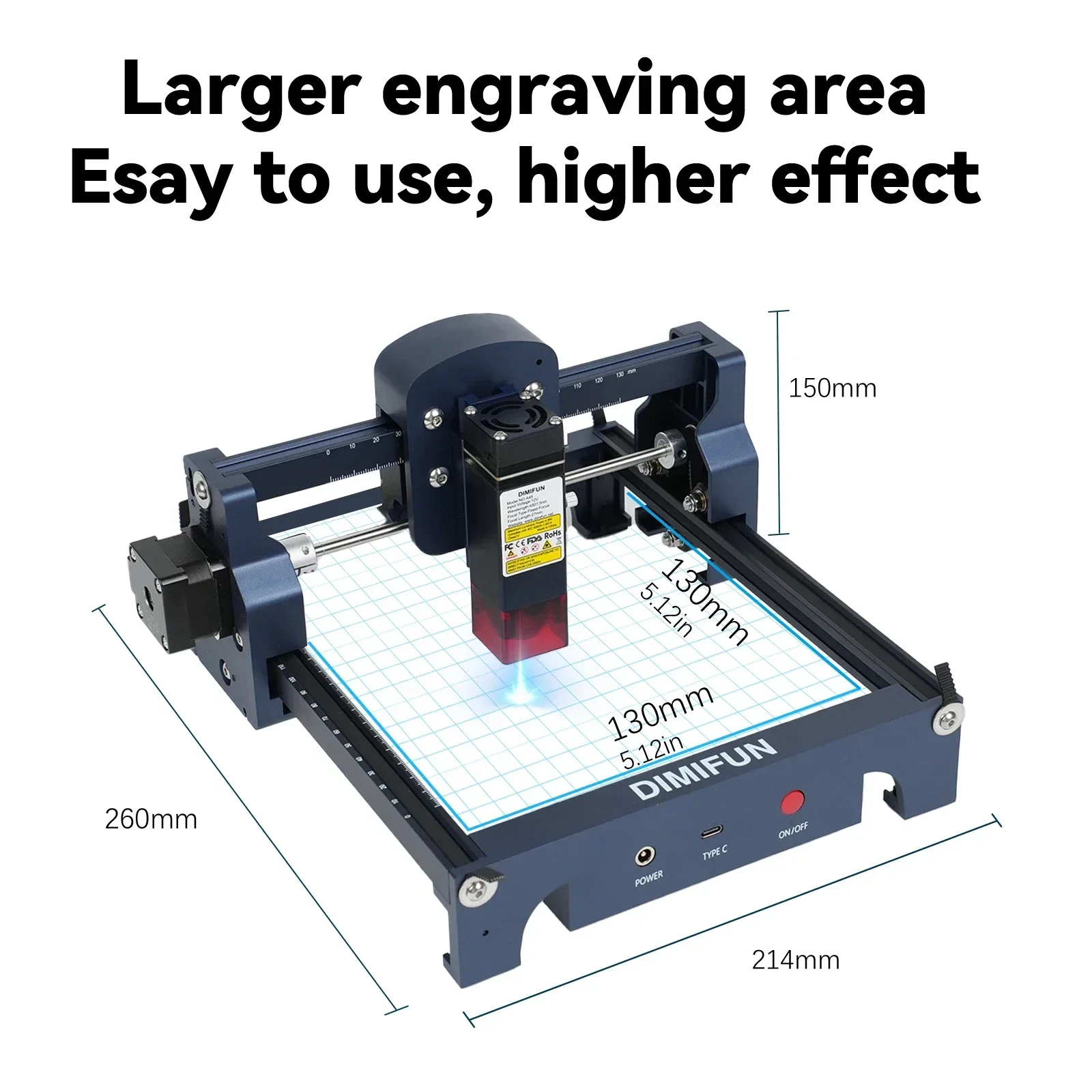 เครื่องแกะสลักเลเซอร์แบบพกพาขน - Mini Laser Engraver Cnc Router บทวิจารณ์และราคา
