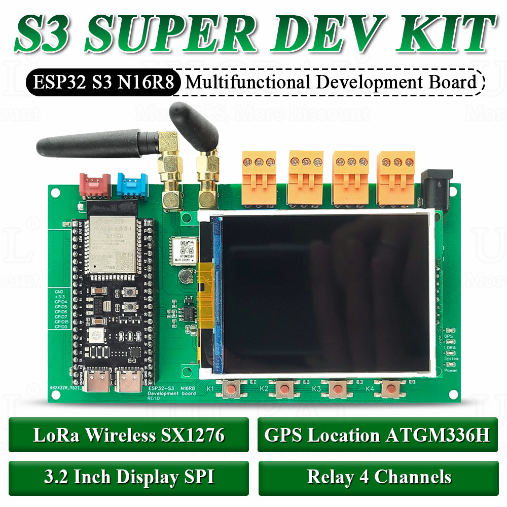 ESP32 S3 ชุดบอร์ดพัฒนา 3.2 นิ้ - Esp32 S3 Development Board Lot บทวิจารณ์และราคา