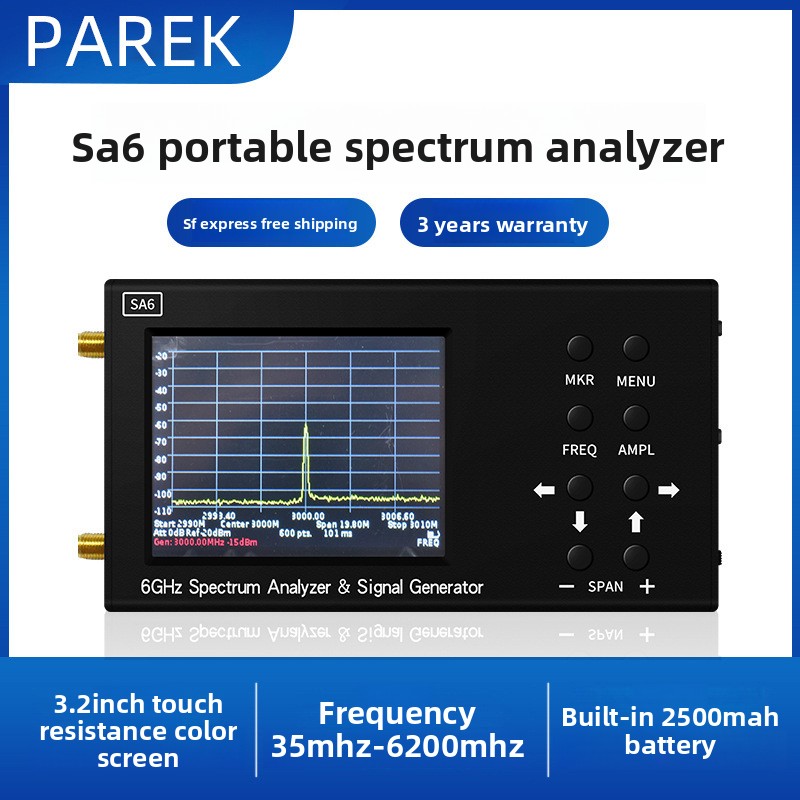 SA6 6GHz เครื่องวิเคราะห์สเปกต - Signal Generator Spectrum Analyzer บทวิจารณ์และราคา