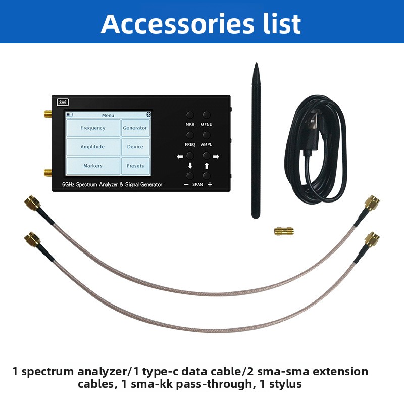 SA6 6GHz เครื่องวิเคราะห์สเปกต - Signal Generator Spectrum Analyzer บทวิจารณ์และราคา