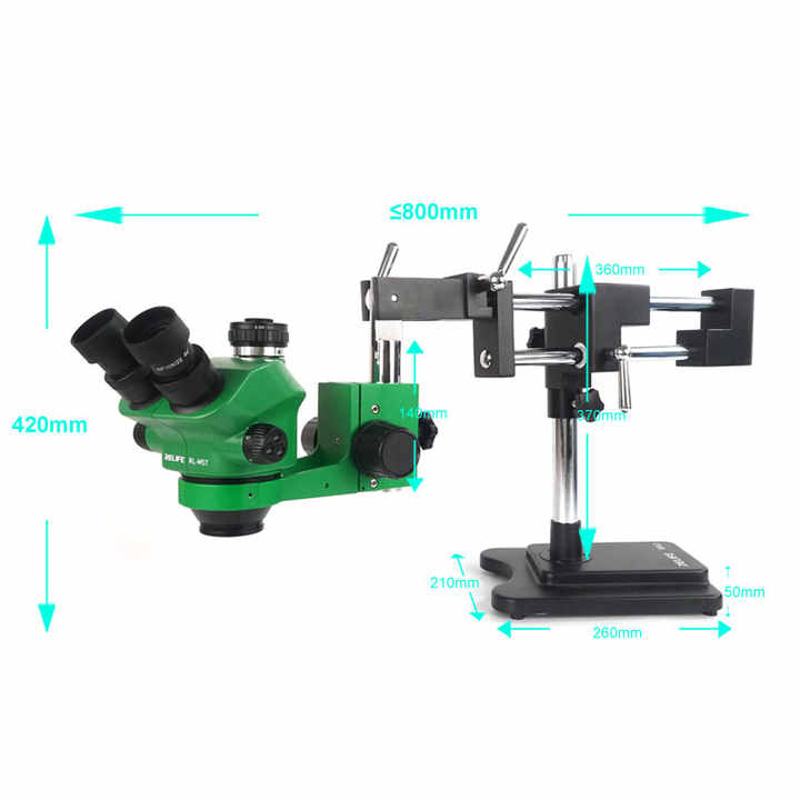 กล้องจุลทรรศน์สเตอริโอสามตา RL - Stereo Trinocular Microscope Pcb บทวิจารณ์และราคา