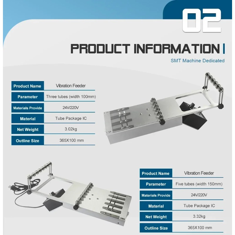เครื่องป้อนชิ้นส่วน SMT แบบสั่ - Smd Pick And Place Machine Manual บทวิจารณ์และราคา
