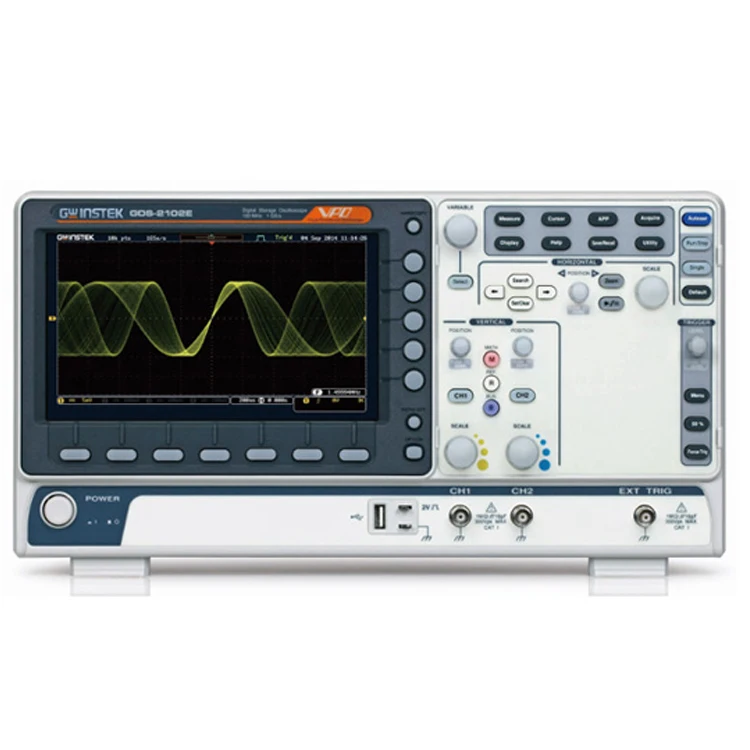 ออสซิลโลสโคปแบบดิจิตอลเก็บข้อม - Digital Storage Oscilloscope 100Mhz บทวิจารณ์และราคา